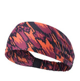 Fitness Sports Headband Yoga Headband Elastic Sports Headband Printed Bouquet Headband