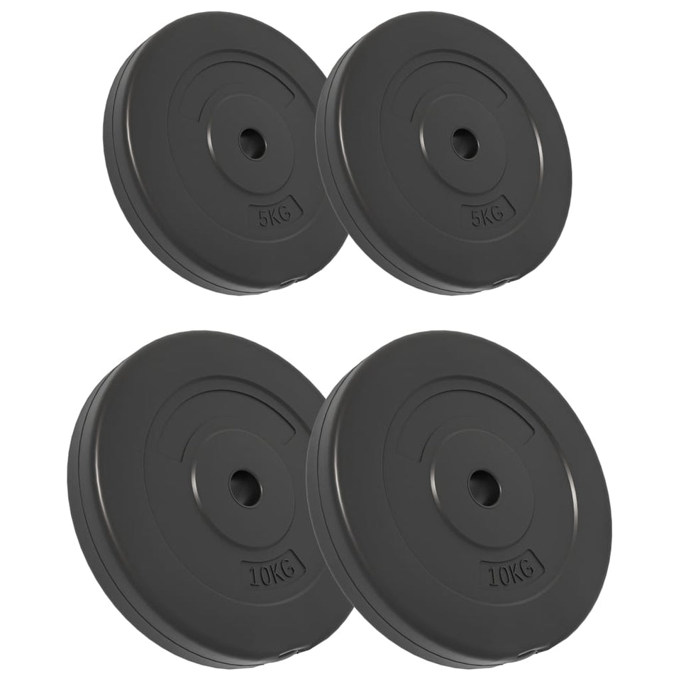 weight plates, 4 pcs. Cement;   weight plates, 2