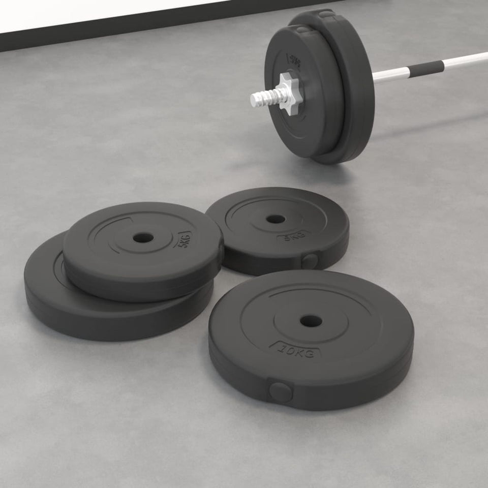 weight plates, 4 pcs. Cement;   weight plates, 2